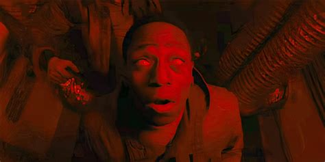 Artificial person Andy undergoing a hard reboot